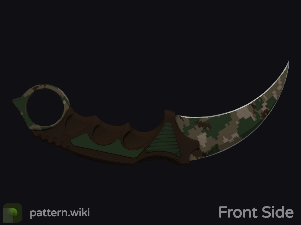Karambit Forest DDPAT seed 523