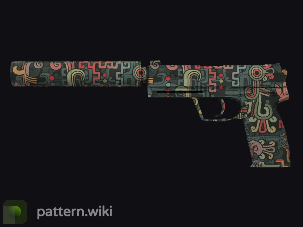 USP-S Ancient Visions seed 206