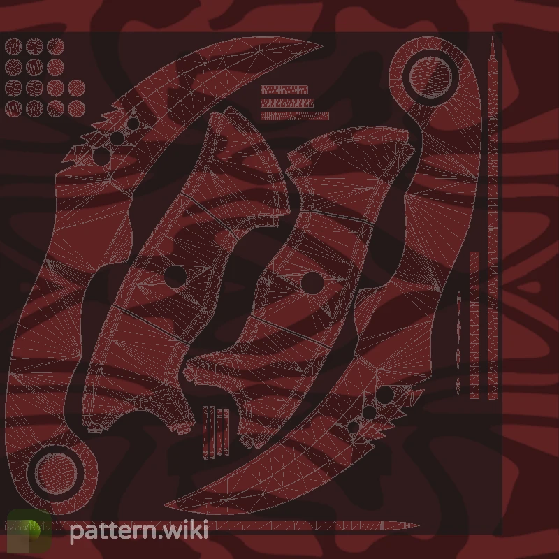 Talon Knife Slaughter seed 374 pattern template