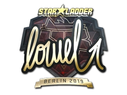 Sticker loWel (Gold) | Berlin 2019 preview