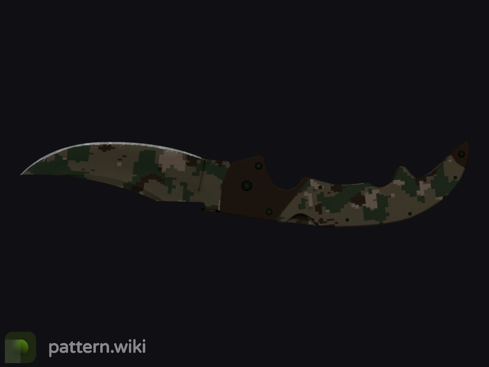 Falchion Knife Forest DDPAT seed 386