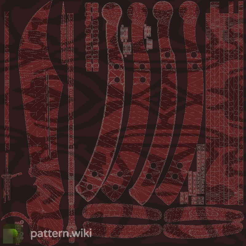 Butterfly Knife Slaughter seed 457 pattern template