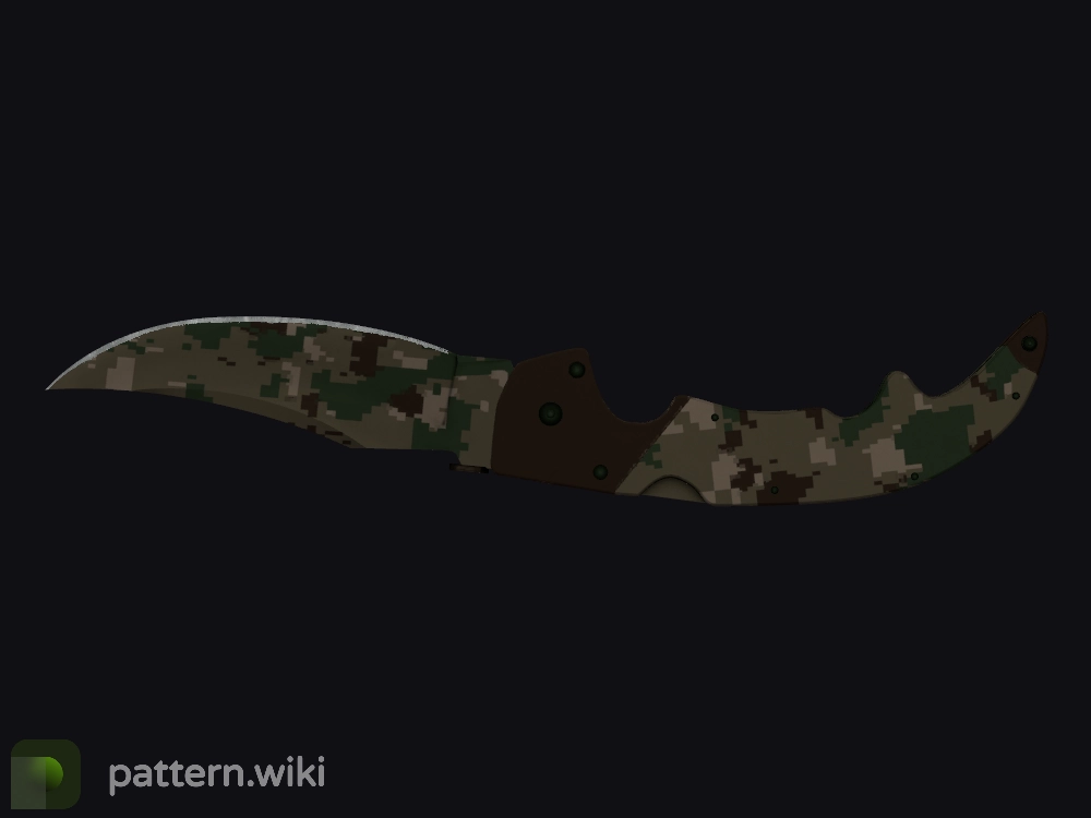 Falchion Knife Forest DDPAT seed 43