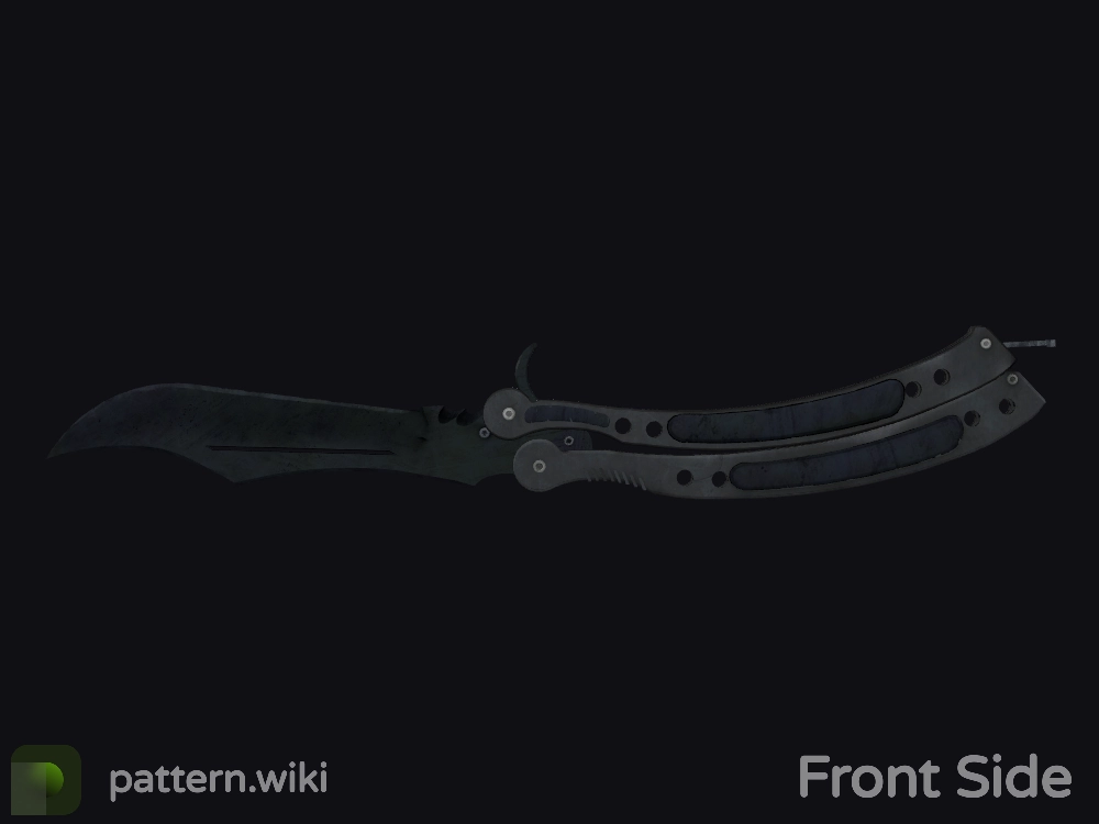 Butterfly Knife Blue Steel seed 712