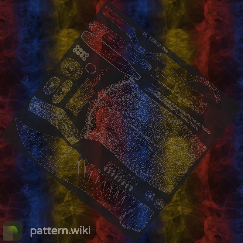 Bowie Knife Marble Fade seed 236 pattern template