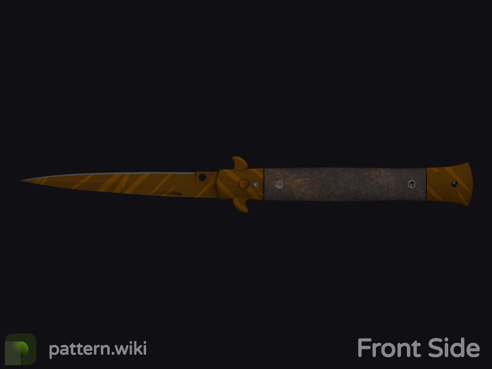 Stiletto Knife Tiger Tooth seed 665