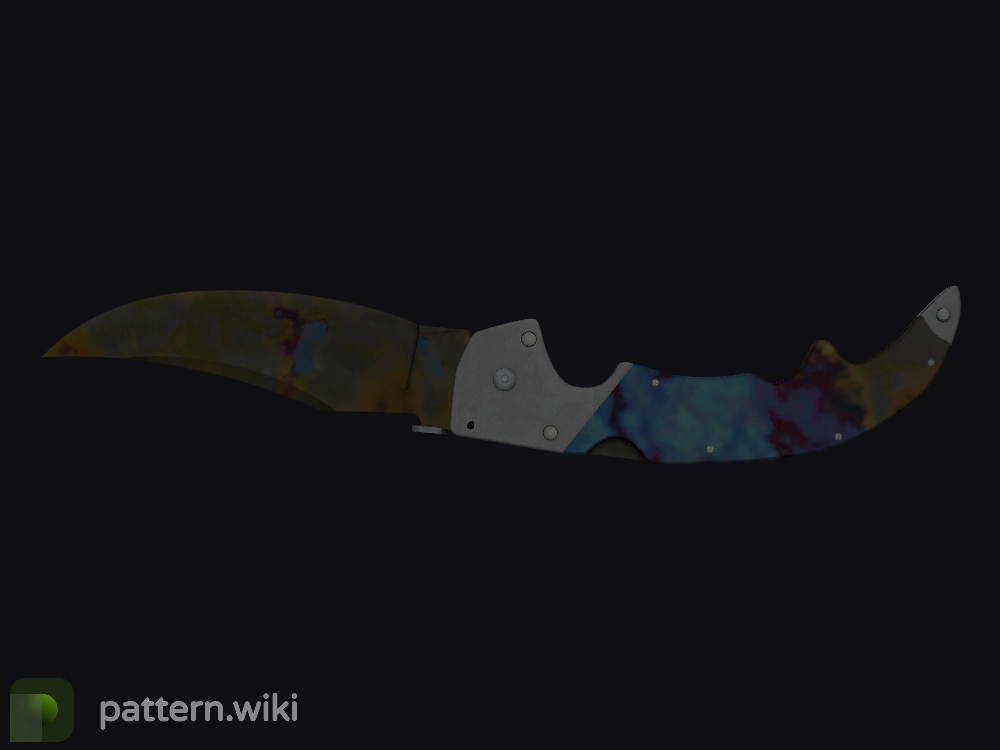 Falchion Knife Case Hardened seed 723