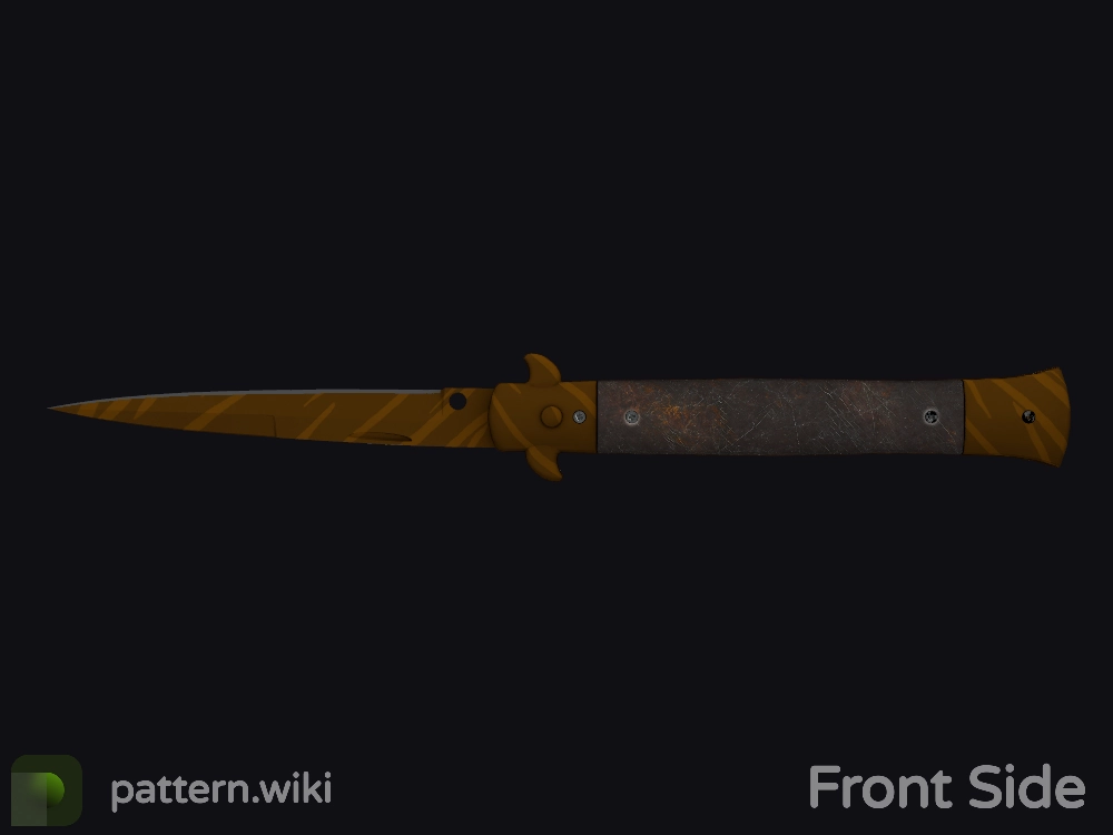 Stiletto Knife Tiger Tooth seed 961