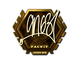 Sticker ANGE1 (Gold) | London 2018 preview