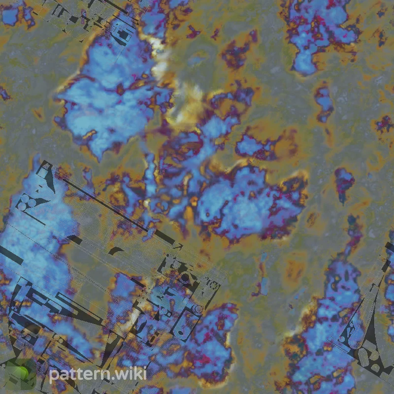 AK-47 Case Hardened seed 838 pattern template