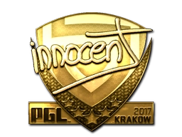 Sticker innocent (Gold) | Krakow 2017 preview