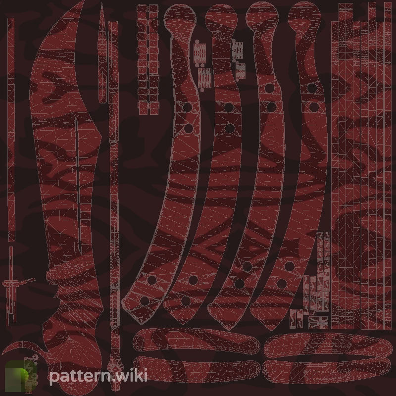 Butterfly Knife Slaughter seed 98 pattern template