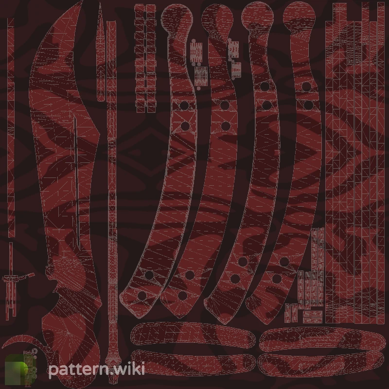 Butterfly Knife Slaughter seed 316 pattern template