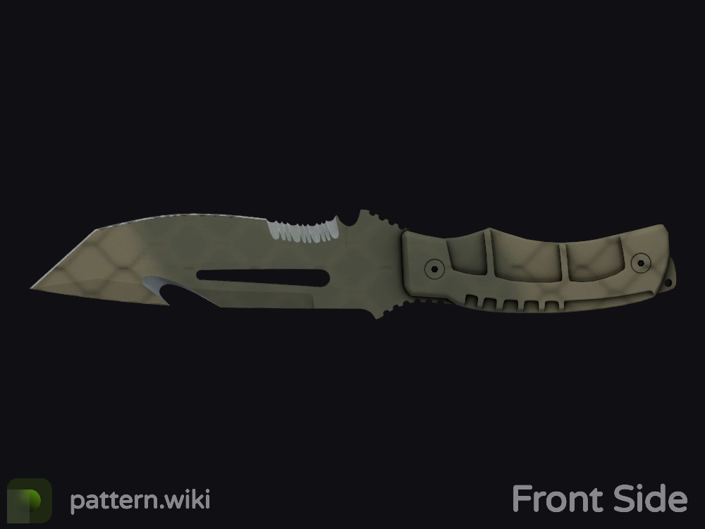 Survival Knife Safari Mesh seed 571