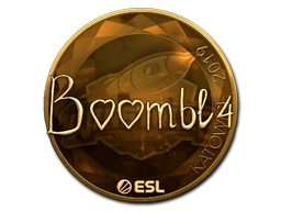 Sticker Boombl4 (Gold) | Katowice 2019 preview