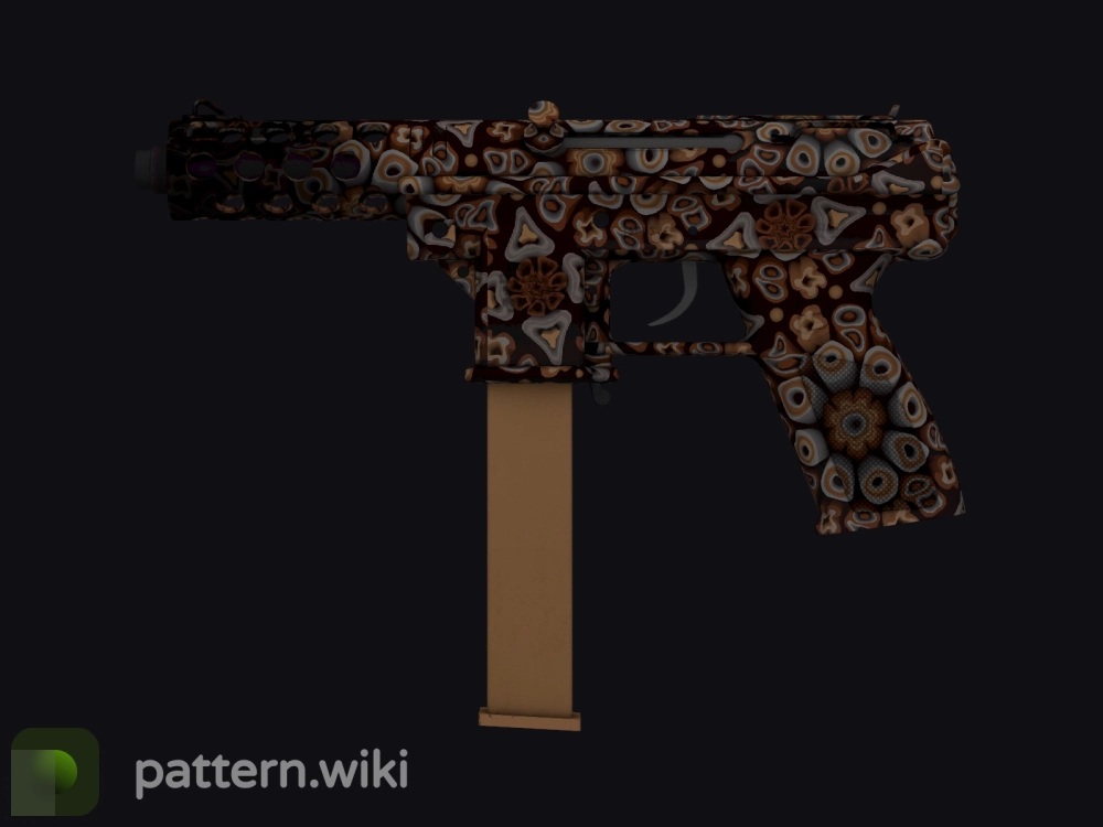 Tec-9 Orange Murano seed 449