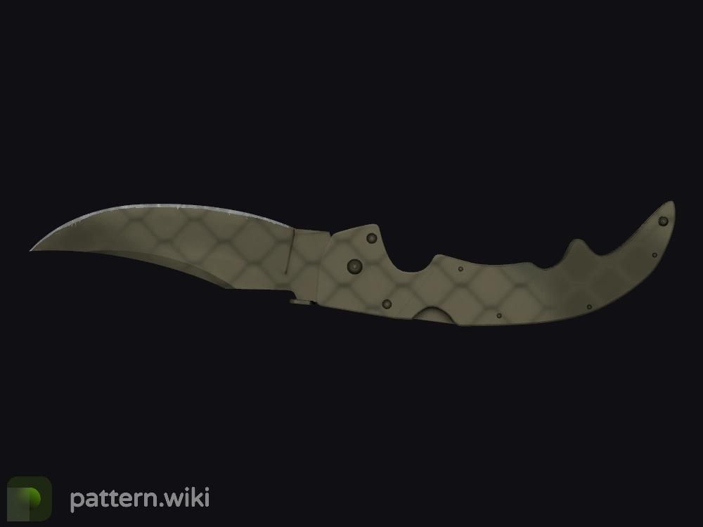 Falchion Knife Safari Mesh seed 977