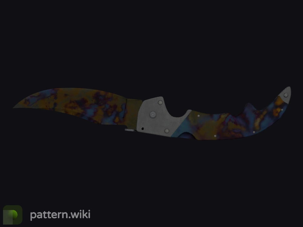 Falchion Knife Case Hardened seed 764