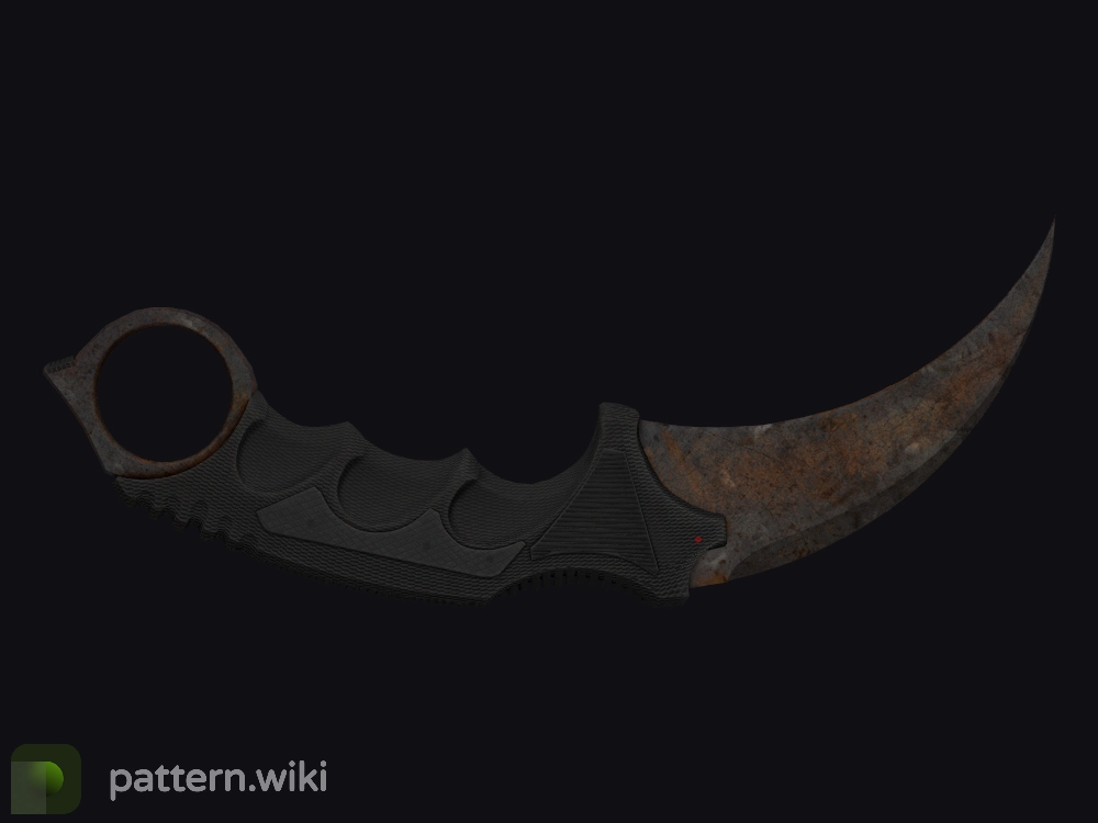 Karambit Rust Coat seed 386