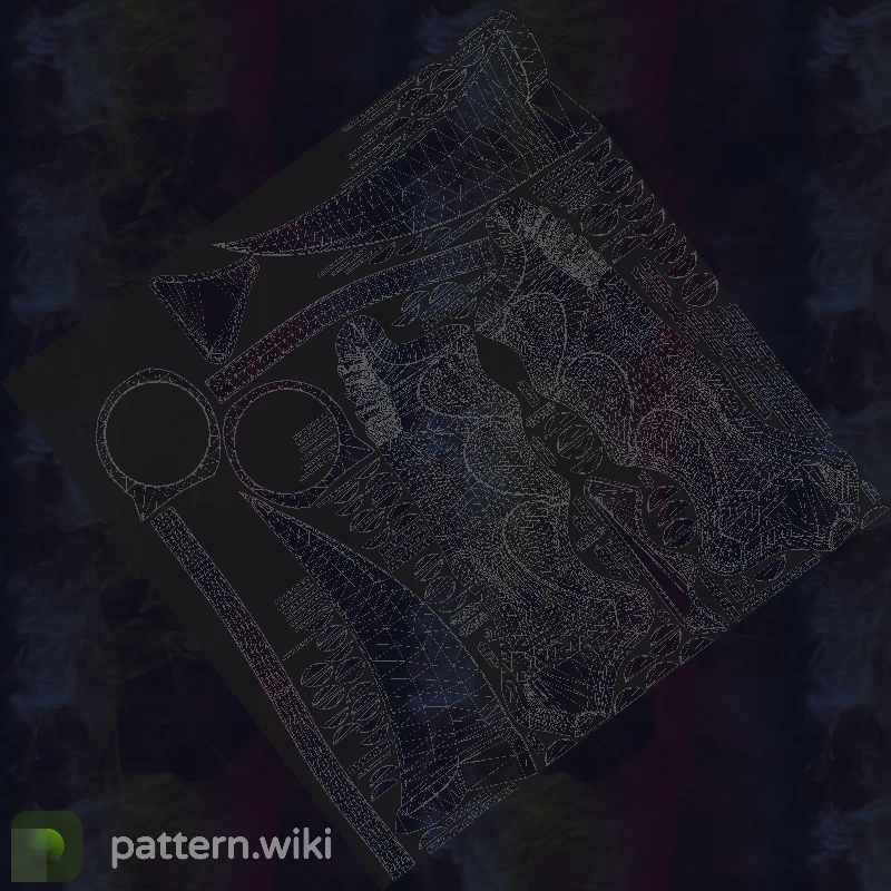 Karambit Doppler seed 409 pattern template