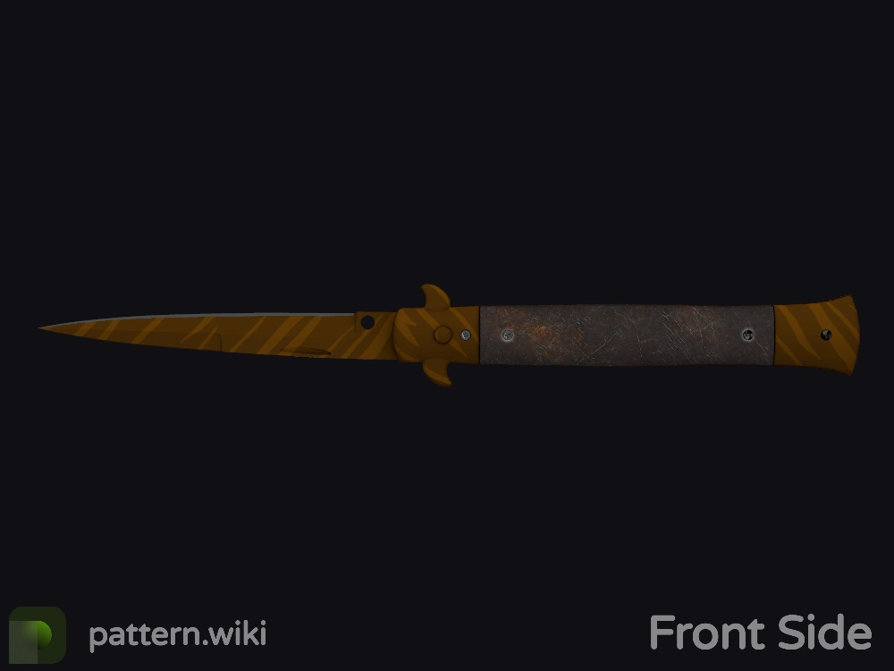 Stiletto Knife Tiger Tooth seed 839