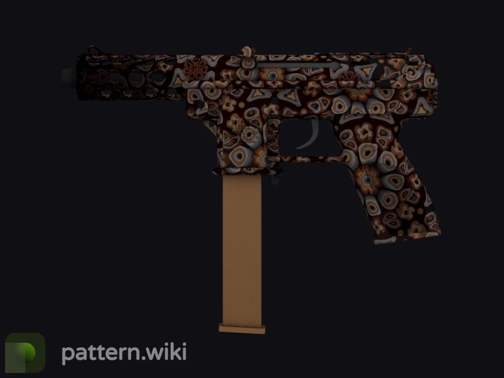 Tec-9 Orange Murano seed 462