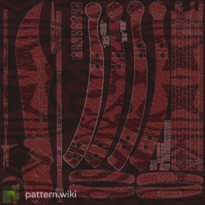 Butterfly Knife Slaughter seed 954 pattern template