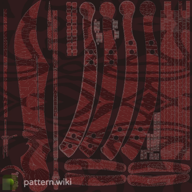 Butterfly Knife Slaughter seed 813 pattern template