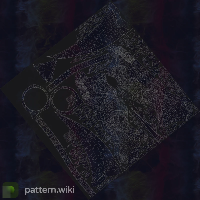 Karambit Doppler seed 190 pattern template