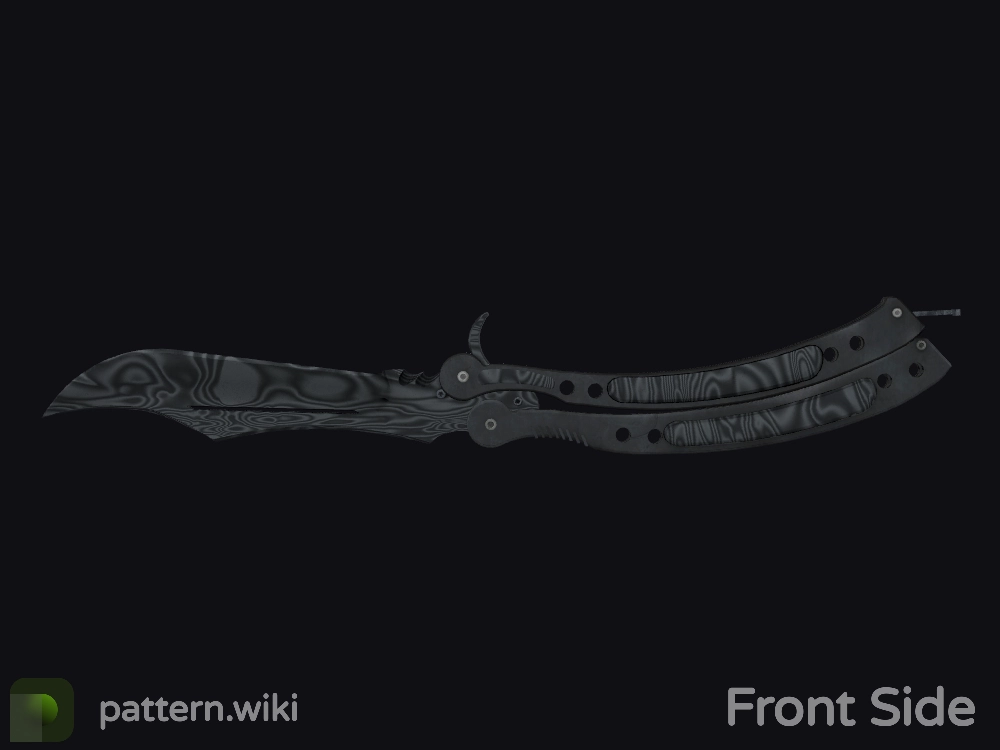 Butterfly Knife Damascus Steel seed 885