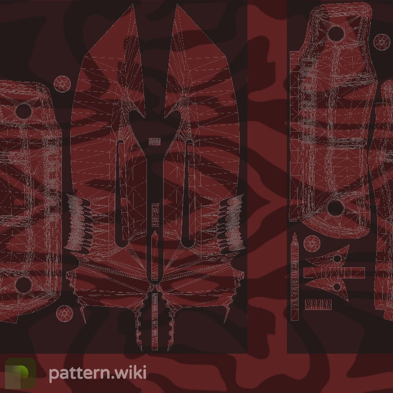 Survival Knife Slaughter seed 818 pattern template