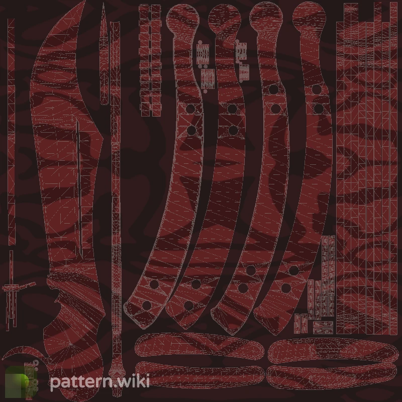 Butterfly Knife Slaughter seed 661 pattern template