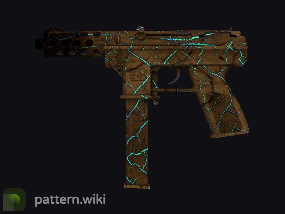 Tec-9 Cracked Opal seed 323