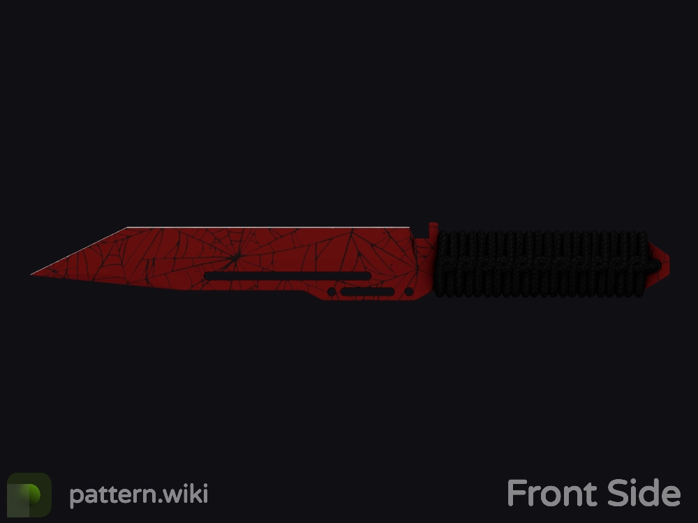 Paracord Knife Crimson Web seed 990