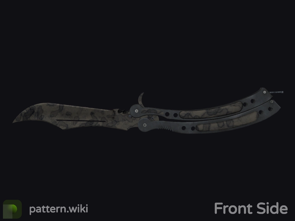 Butterfly Knife Stained seed 341