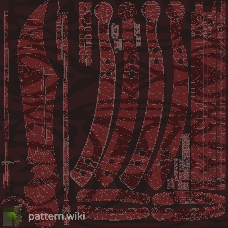 Butterfly Knife Slaughter seed 315 pattern template