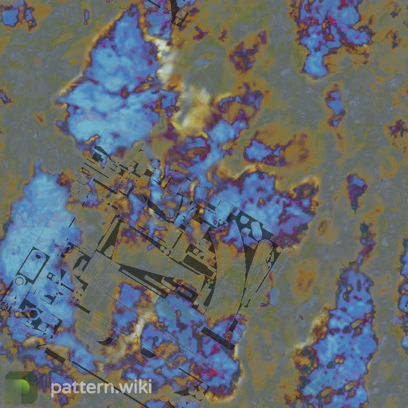 AK-47 Case Hardened seed 237 pattern template