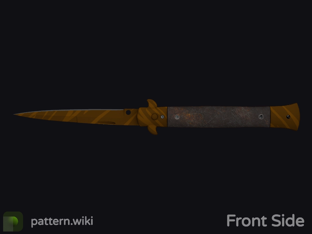 Stiletto Knife Tiger Tooth seed 874