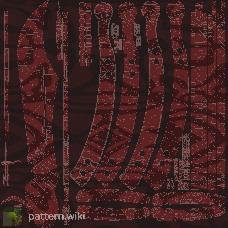 Butterfly Knife Slaughter seed 704 pattern template