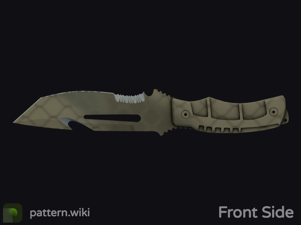 Survival Knife Safari Mesh seed 832