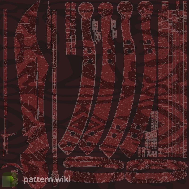 Butterfly Knife Slaughter seed 768 pattern template