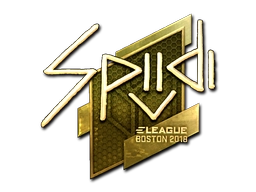 Sticker Spiidi (Gold) | Boston 2018 preview