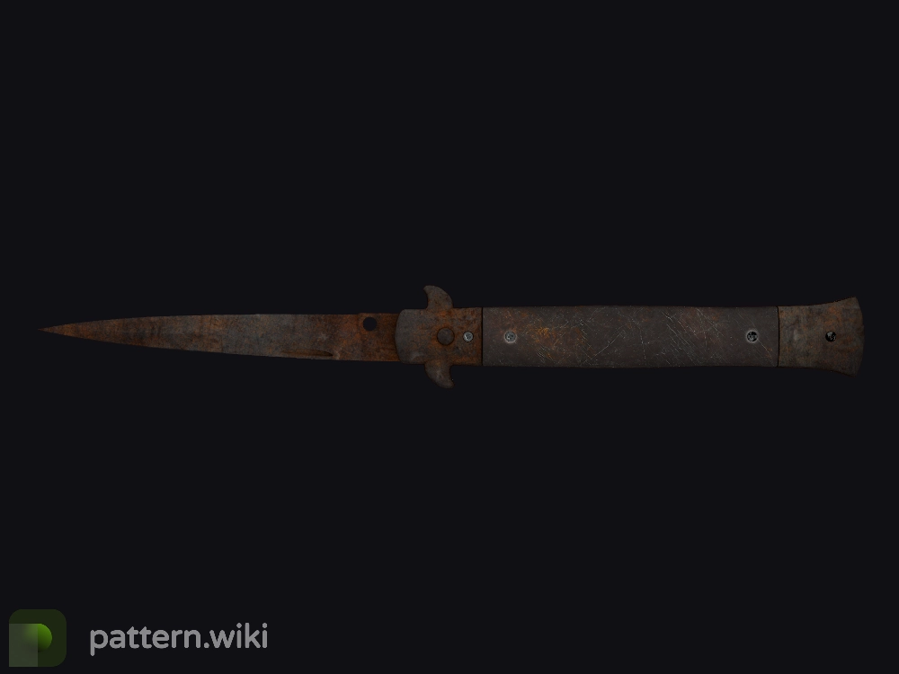 Stiletto Knife Rust Coat seed 777