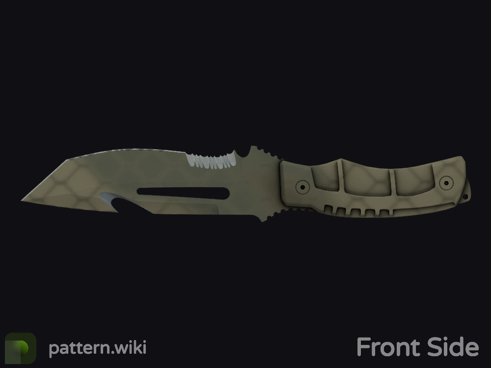 Survival Knife Safari Mesh seed 413