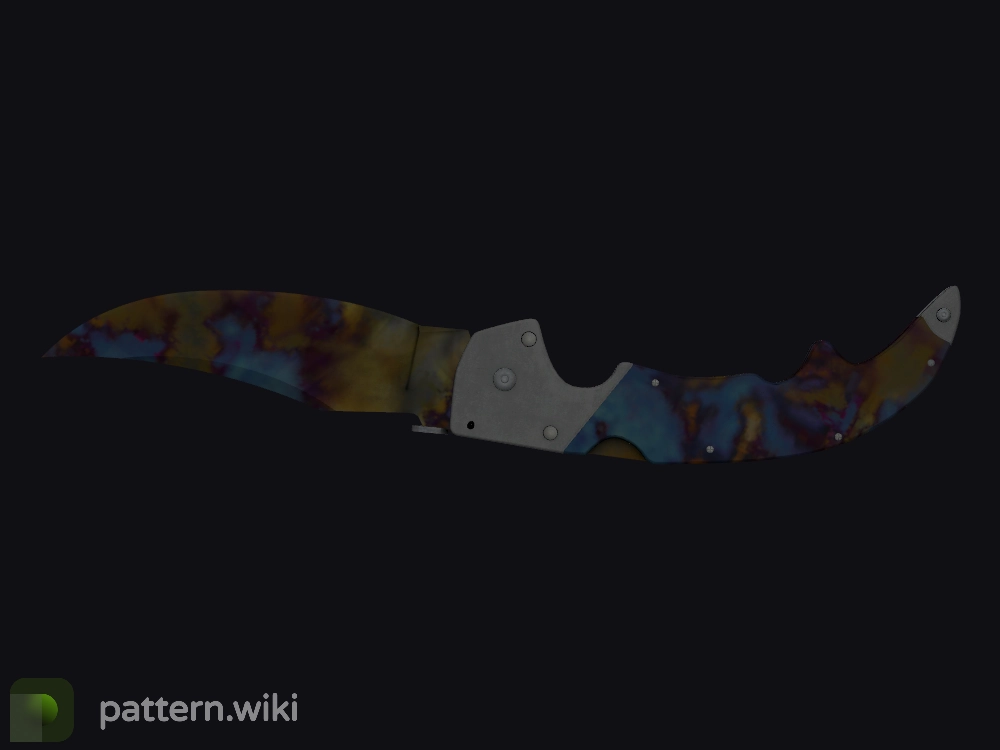 Falchion Knife Case Hardened seed 390