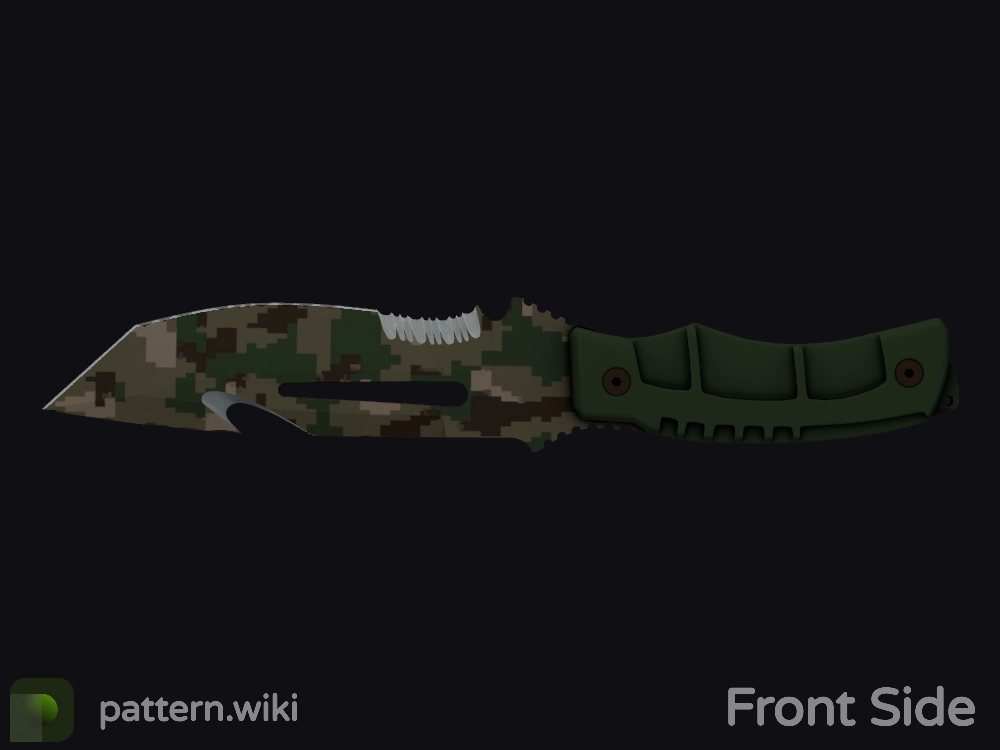 Survival Knife Forest DDPAT seed 495