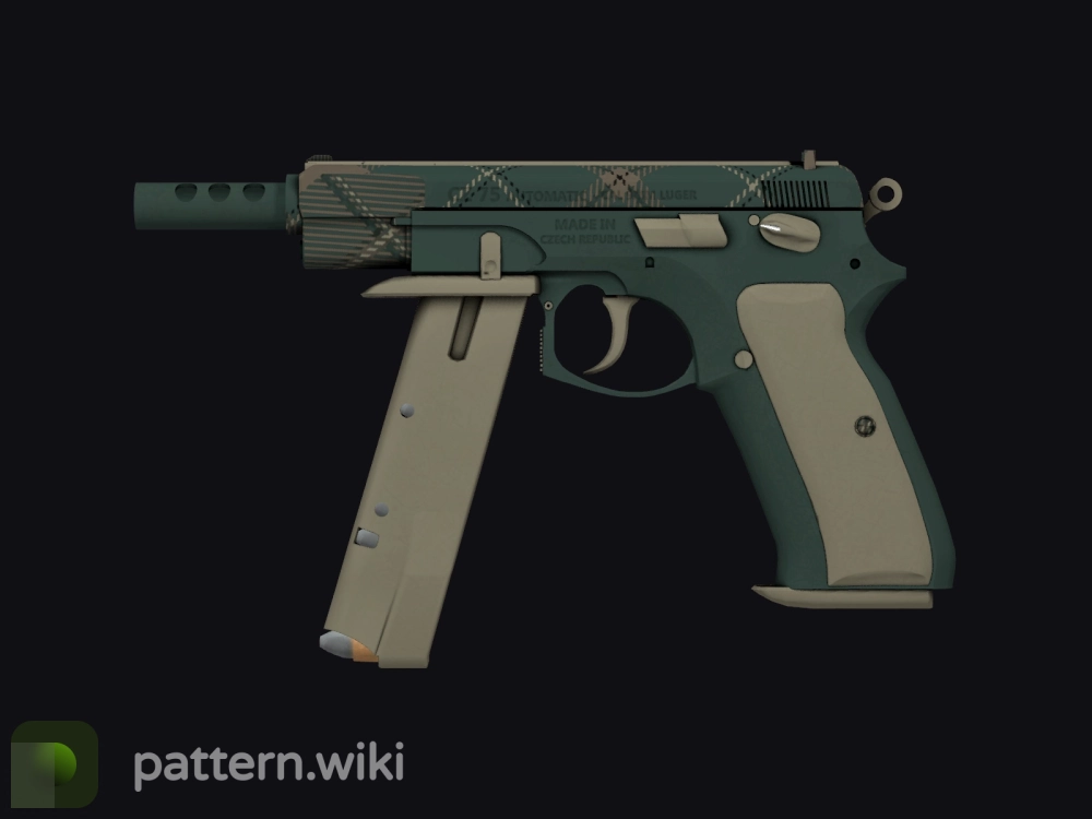 CZ75-Auto Green Plaid seed 485