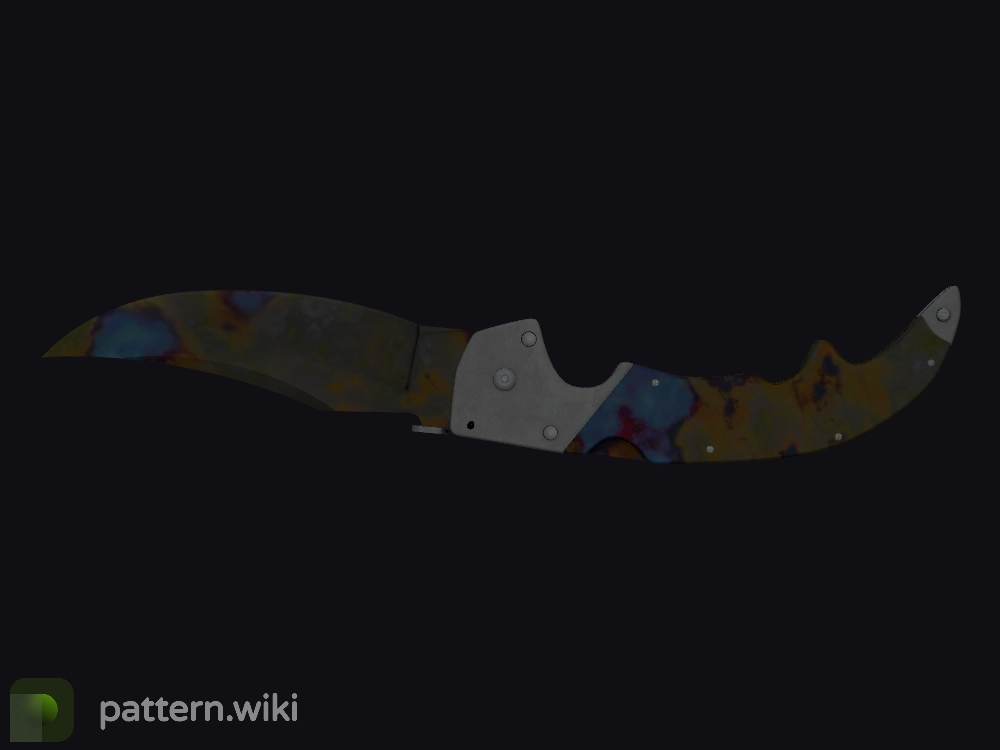 Falchion Knife Case Hardened seed 980