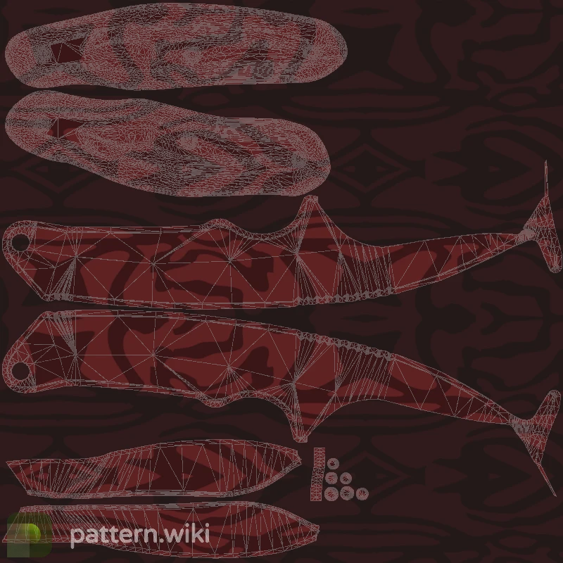 Gut Knife Slaughter seed 654 pattern template