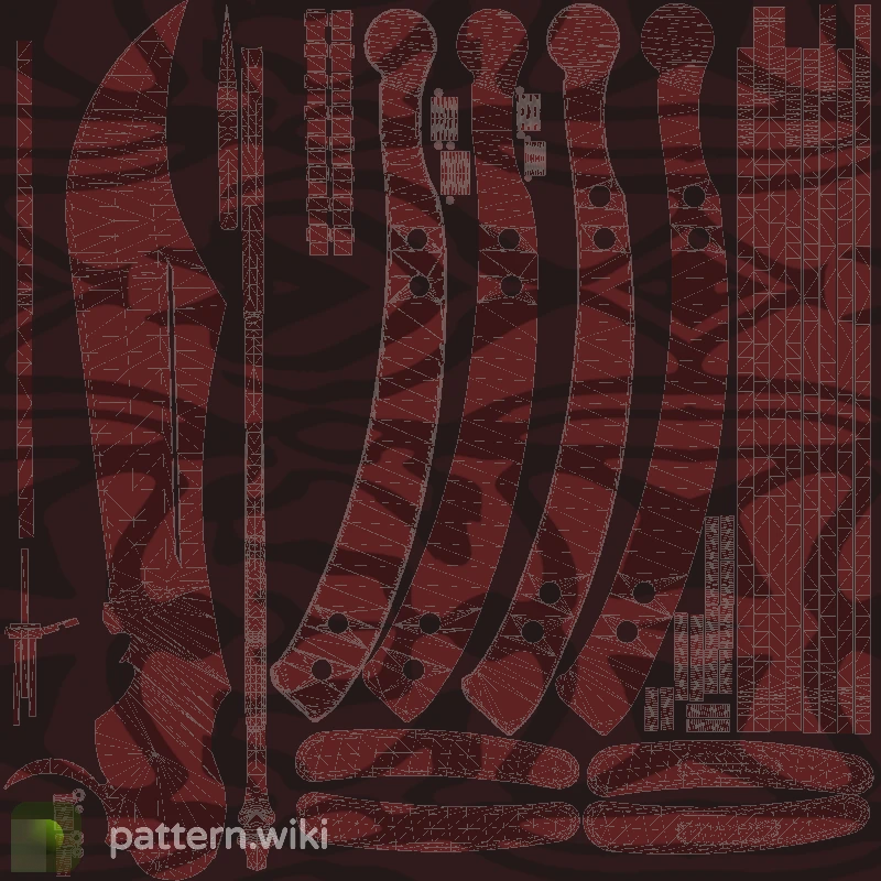 Butterfly Knife Slaughter seed 219 pattern template